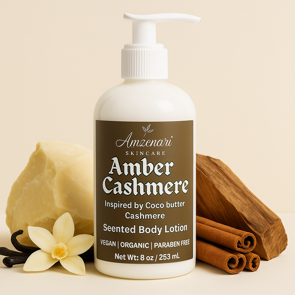 AMBER CASHMERE SCENTED BODY LOTION ( Inspired by Coco Butter Cashmere )