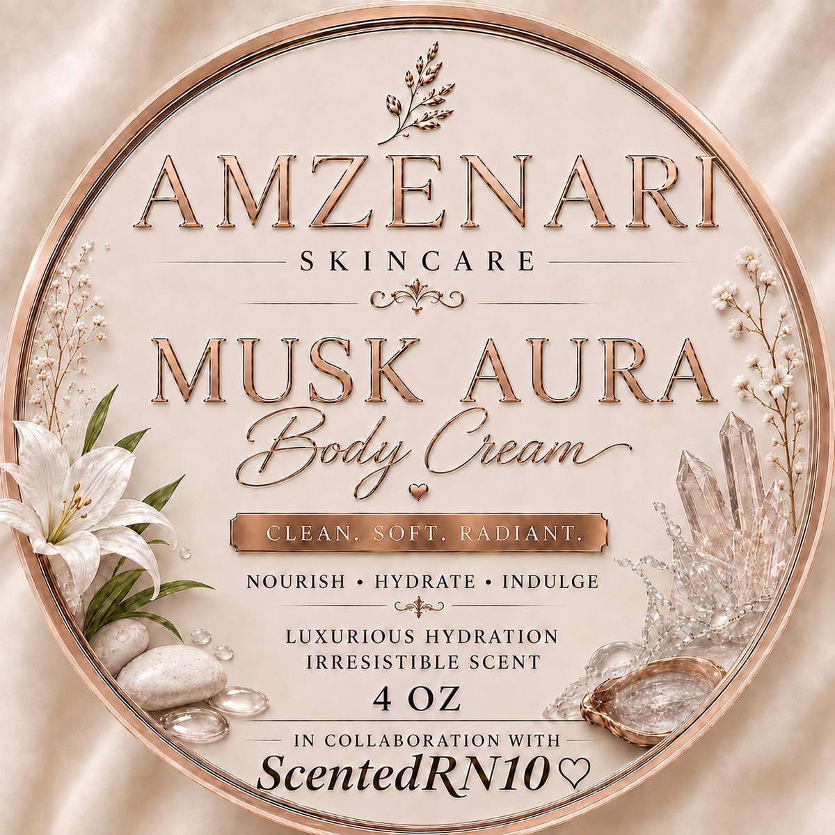 MUSK AURA BODY CREAM INSPIRED BY MUSK THERAPY