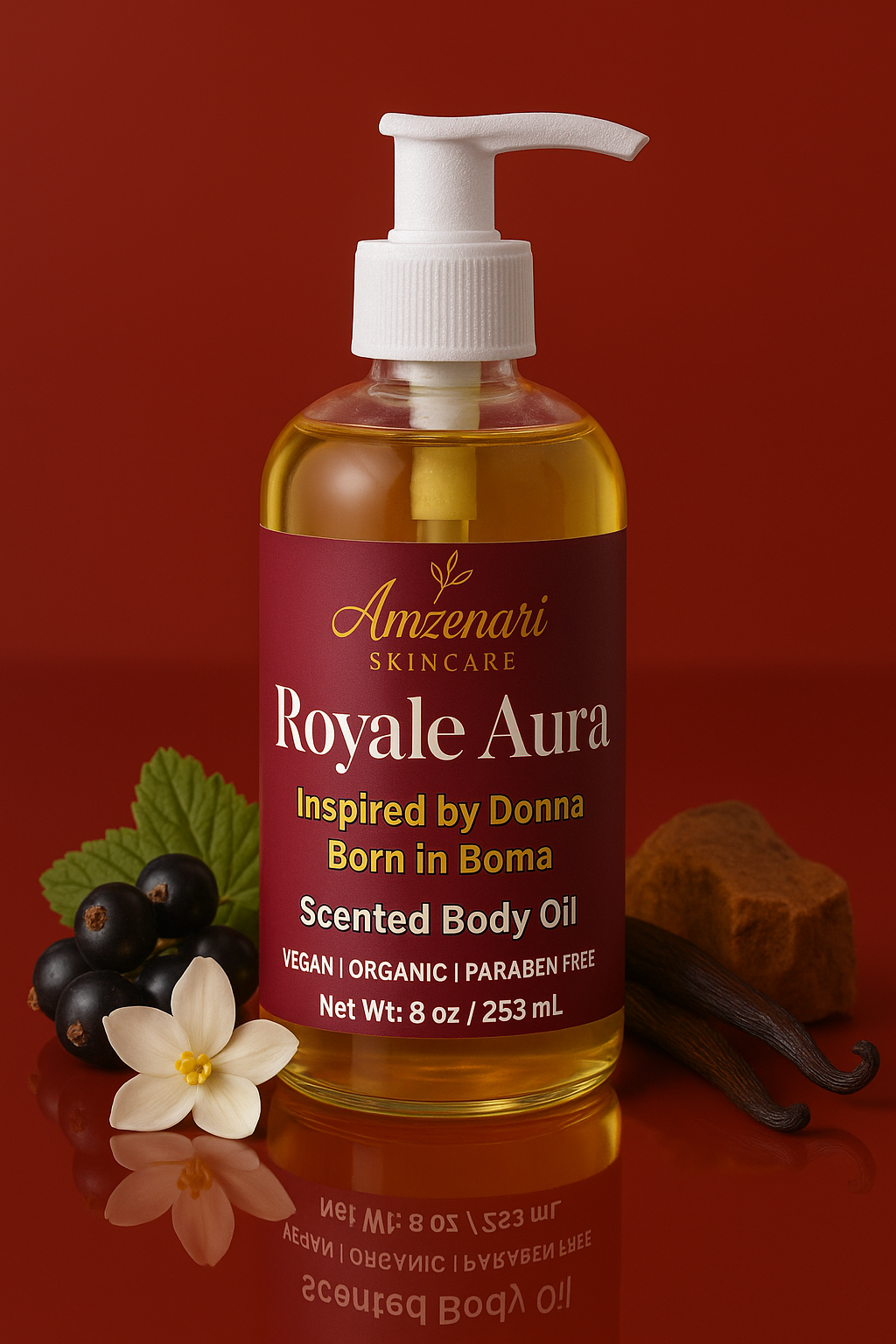 ROYALE AURA SCENTED BODY OIL ( Inspired by Valentino )