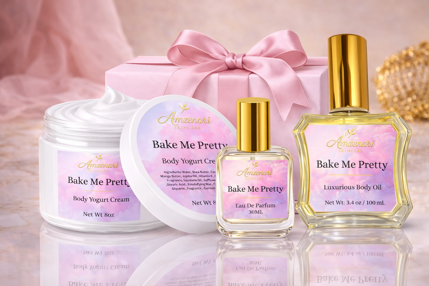 BAKE ME PRETTY 3- PIECE LUXURY BODY CARE BUNDLE
