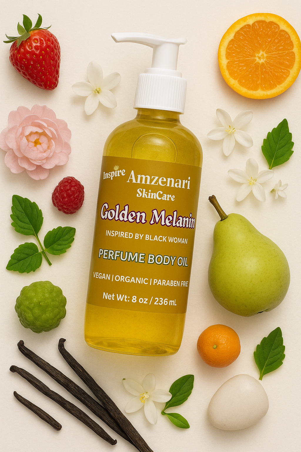 GOLDEN MELANIN PERFUME BODY OIL