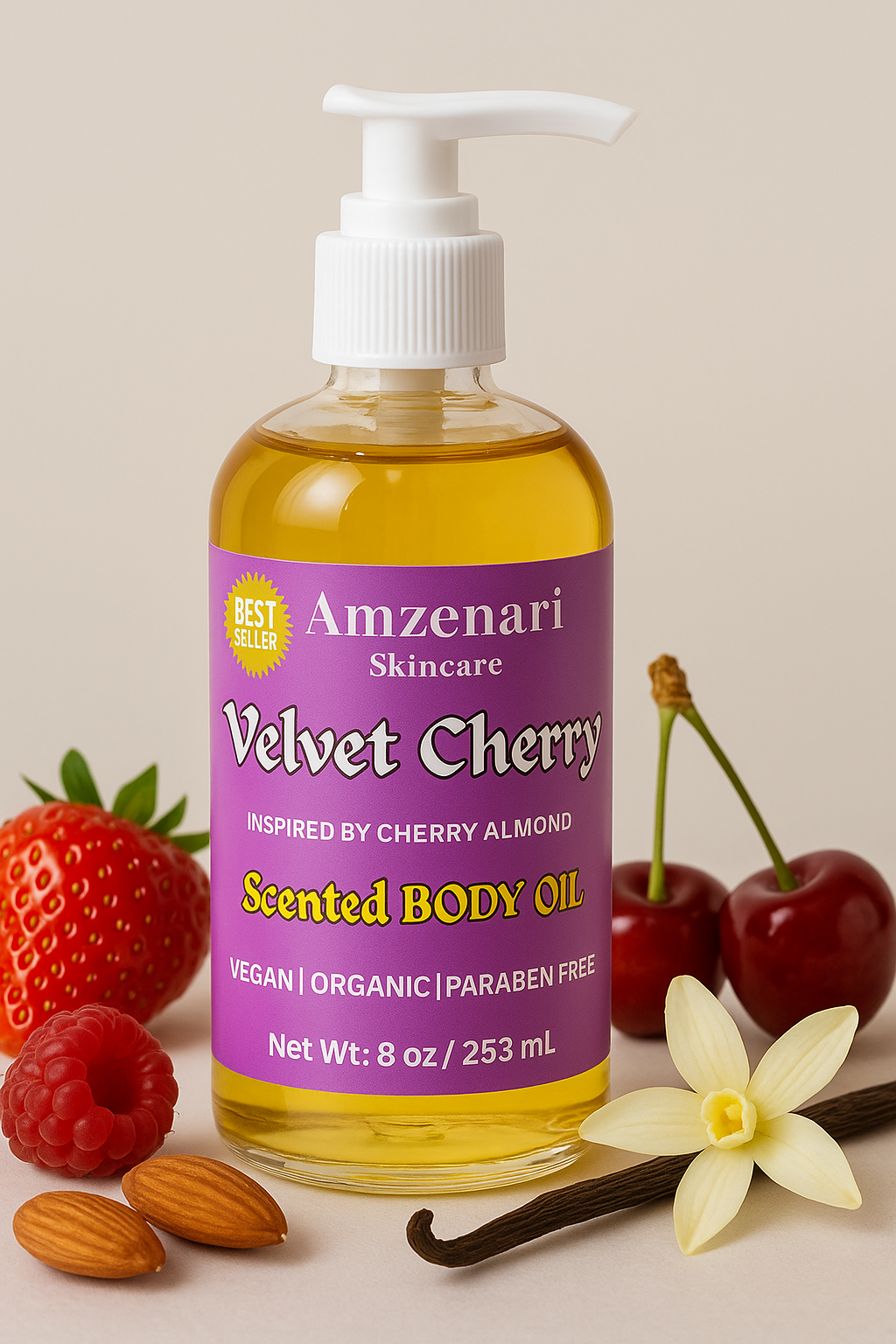VELVET CHERRY BODY OIL