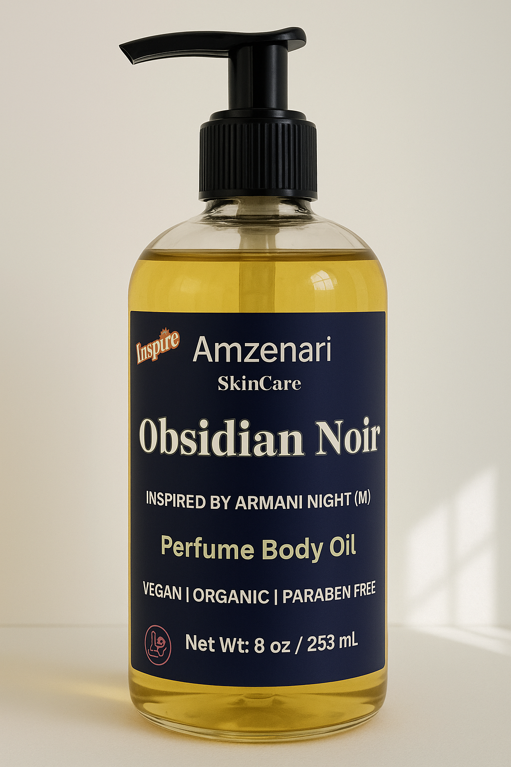 OBSIDIAN NOIR PERFUME OIL INSPIRED BY : ARMANI NIGHT