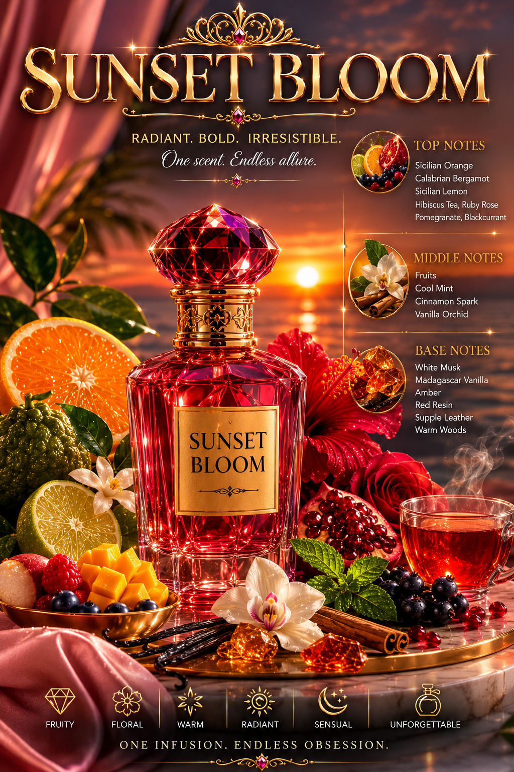Sunset Bloom Luxurious Body Cream