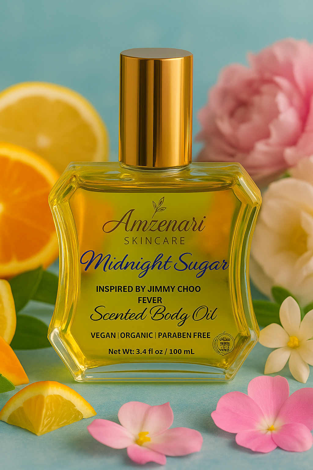 MIDNIGHT SUGAR PERFUME BODY OIL : INSPIRED BY JIMMY CHO FEVER