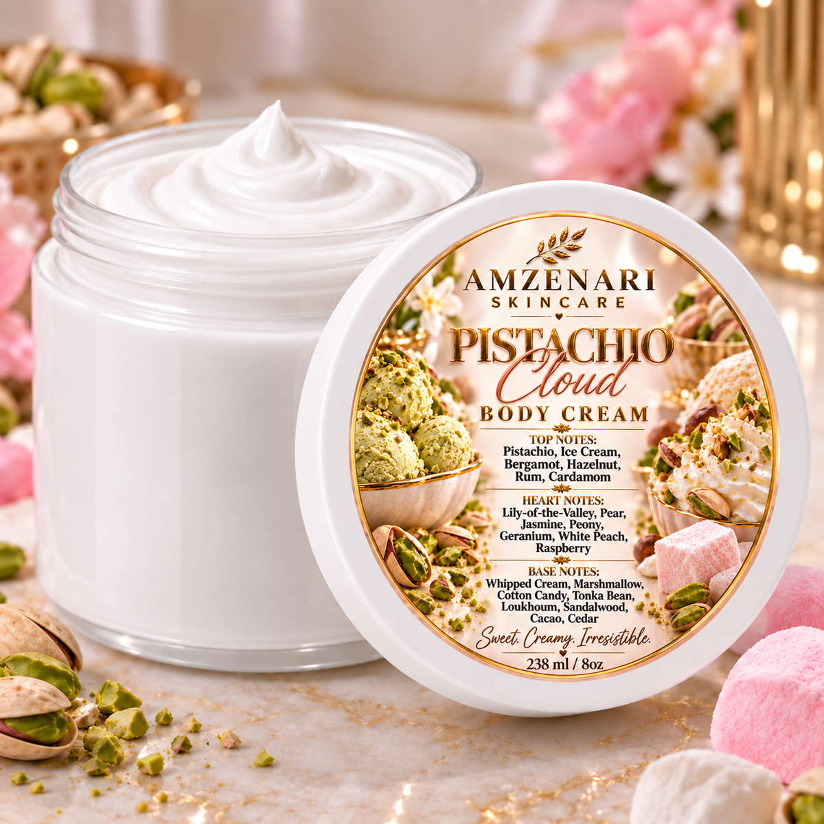 PISTACHIO CLOUD BODY CREAM ( INSPIRED BY KAYALI PISTACHIO GELATO )