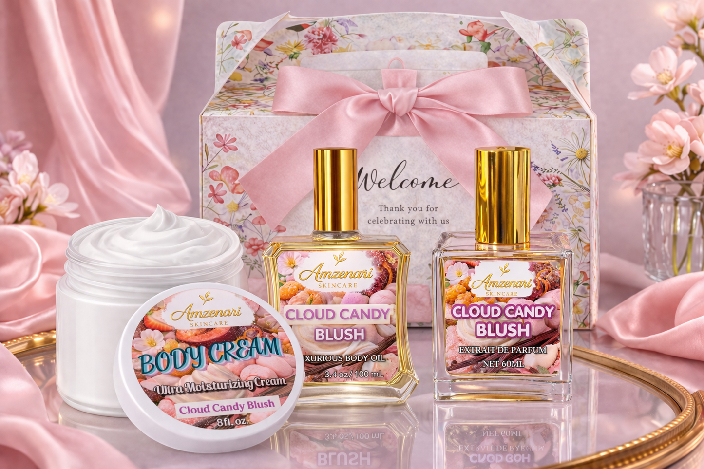 CLOUD CANDY BLUSH BODY CARE TRIO