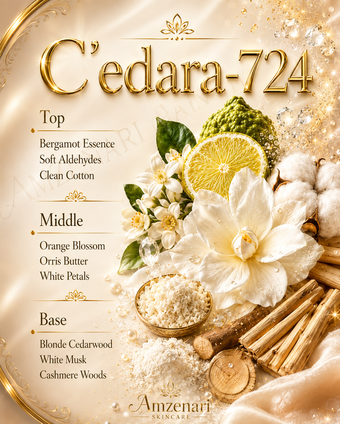 C’EDARA 724 LUXURIOUS BODY OIL HYBRID