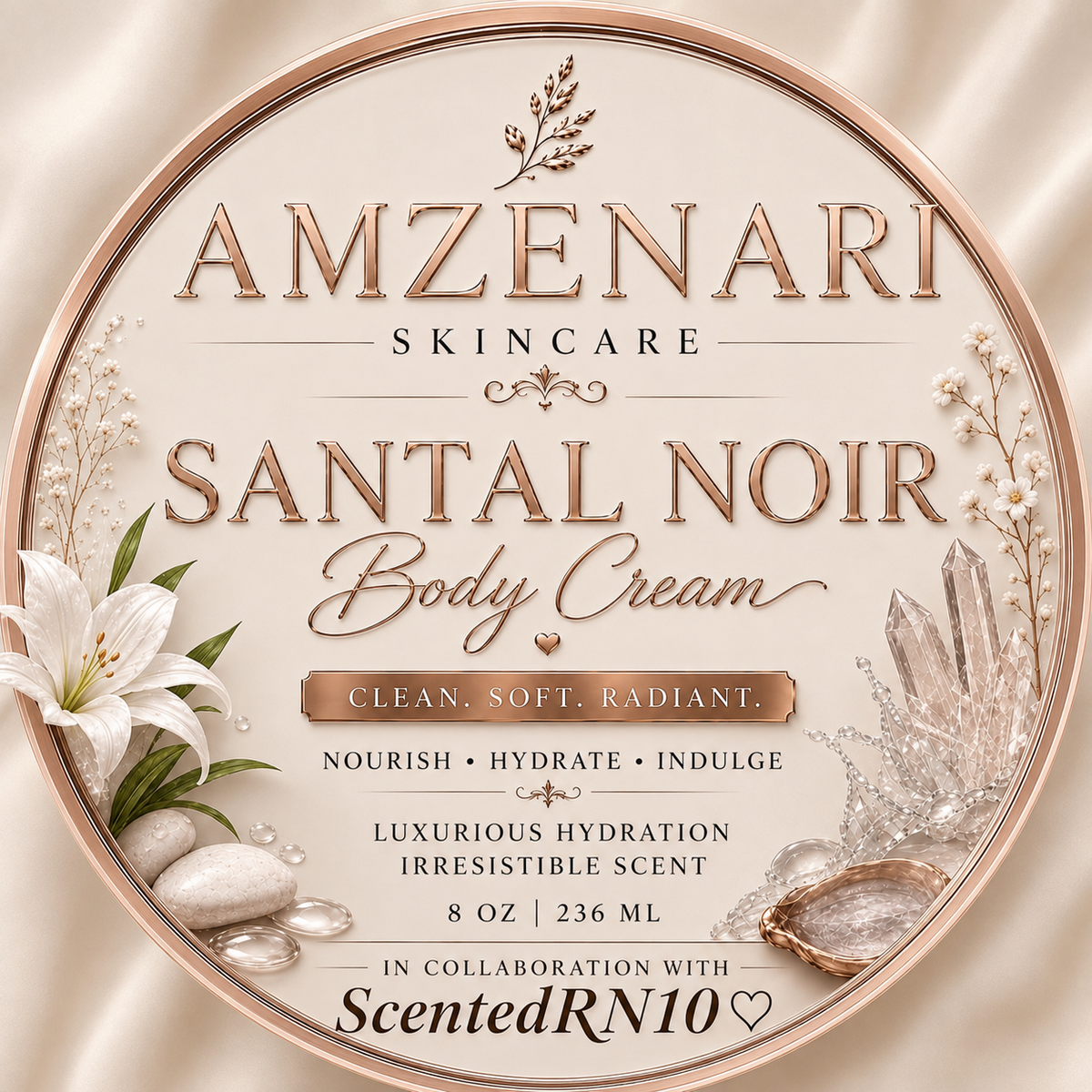 SANTAL NOIR BODY CREAM INSPIRED BY FREEDOM MUSK SANTAL 34