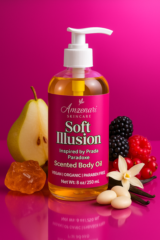 SOFT ILLUSION SCENTED BODY OIL ( Inspired By Prada Paradoxe )