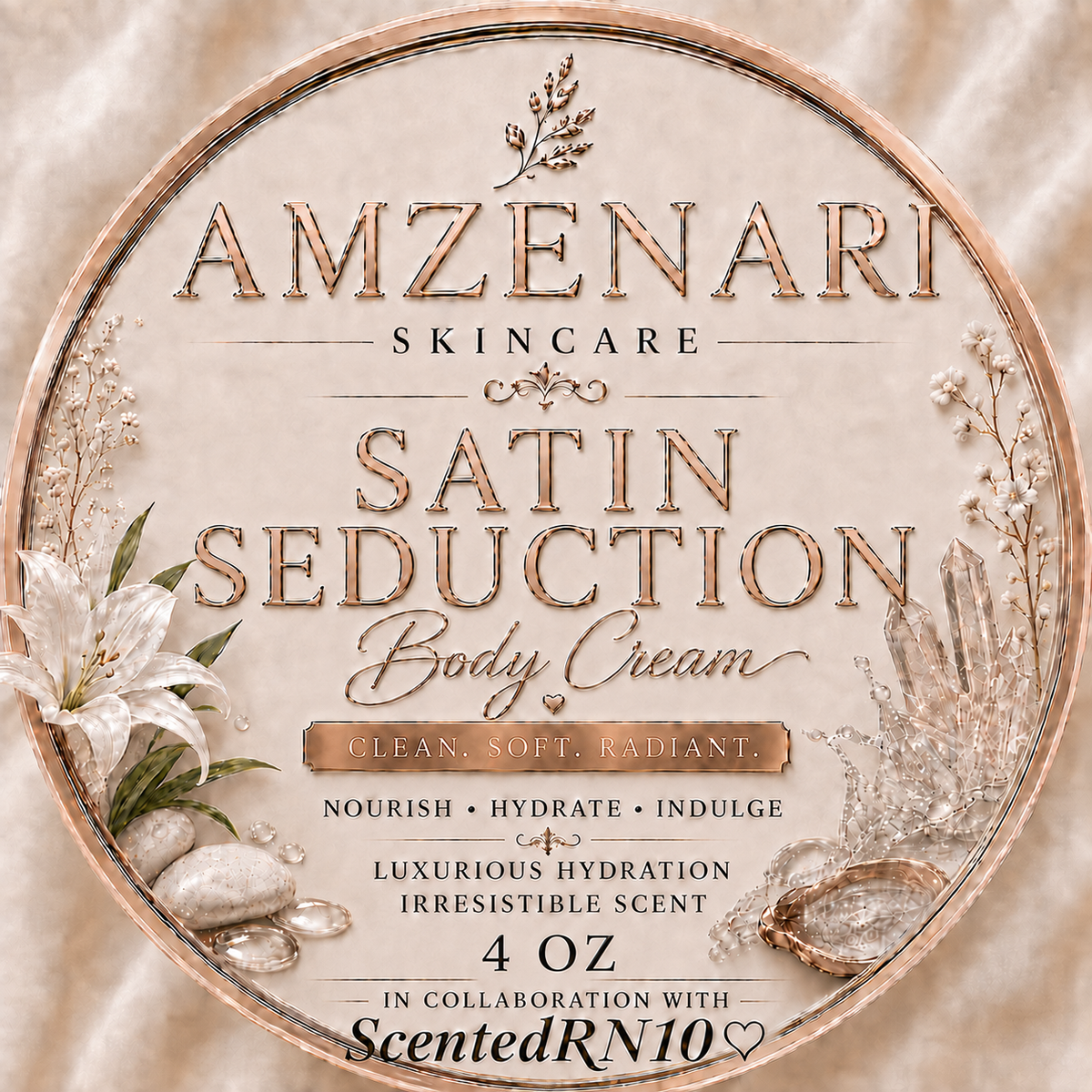 SATIN SEDUCTION BODY CREAM (TRBRID INSPIRED BY 724 MFK , VALAYA, CASHMERE )