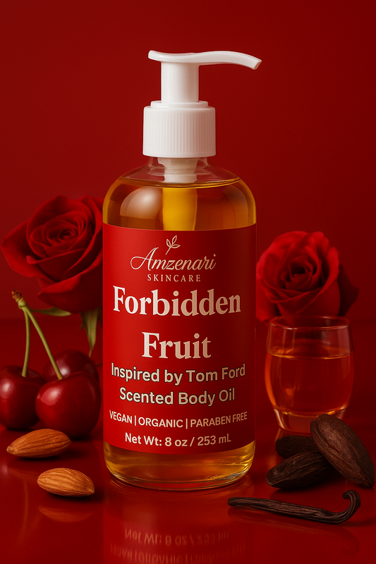 FORBIDDEN FRUIT SCENTED BODY OIL ( Inspired By Tom Ford Lost Cherry )