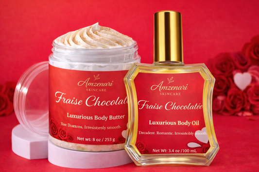 Fraise Chocolatée Luxurious Body Butter  Body Oil Bundle