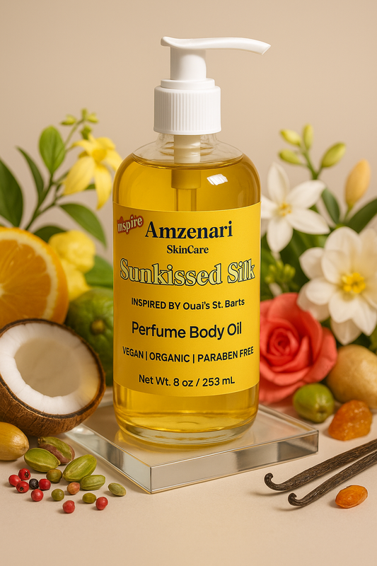 SUNKISSED SILK PERFUME BODY OIL : INSPIRED BY :  St. Barts