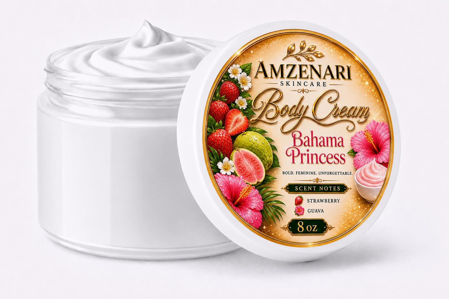 Bahama Princess Body Cream ( Inspired by Strawberry Guava )