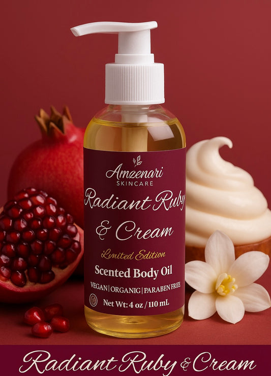 RADIANT RUBY & CREAM SCENTED BODY OIL