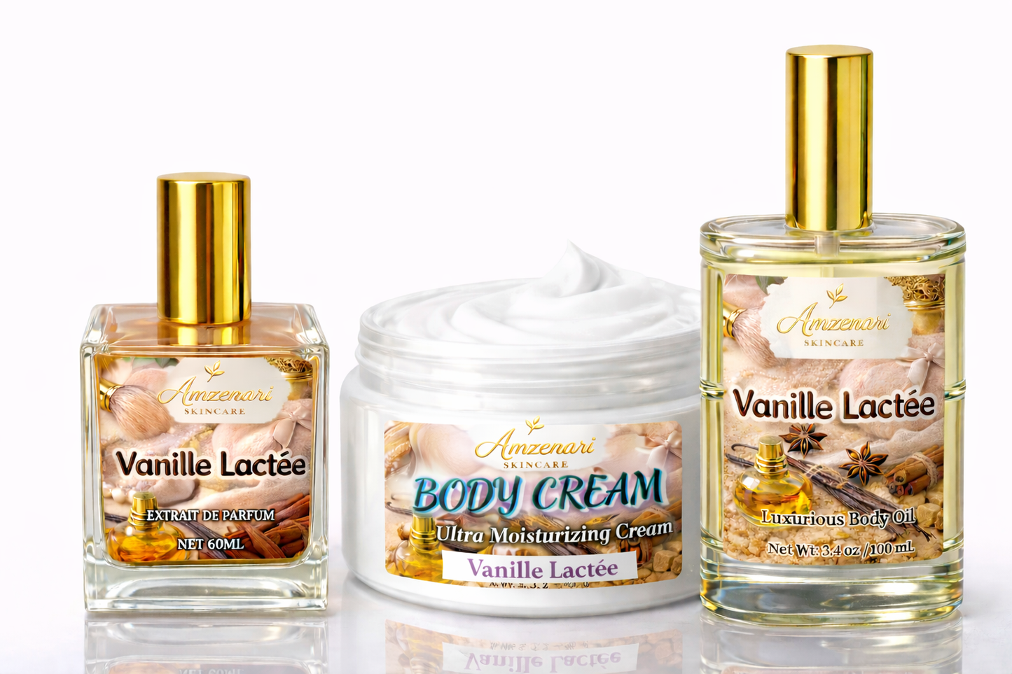 VANILLE LACTEE  ULTRA MOISTURIZING BODY CREAM TRIO ( PRE-ORDER - SHIPPED IN 1 WEEK )