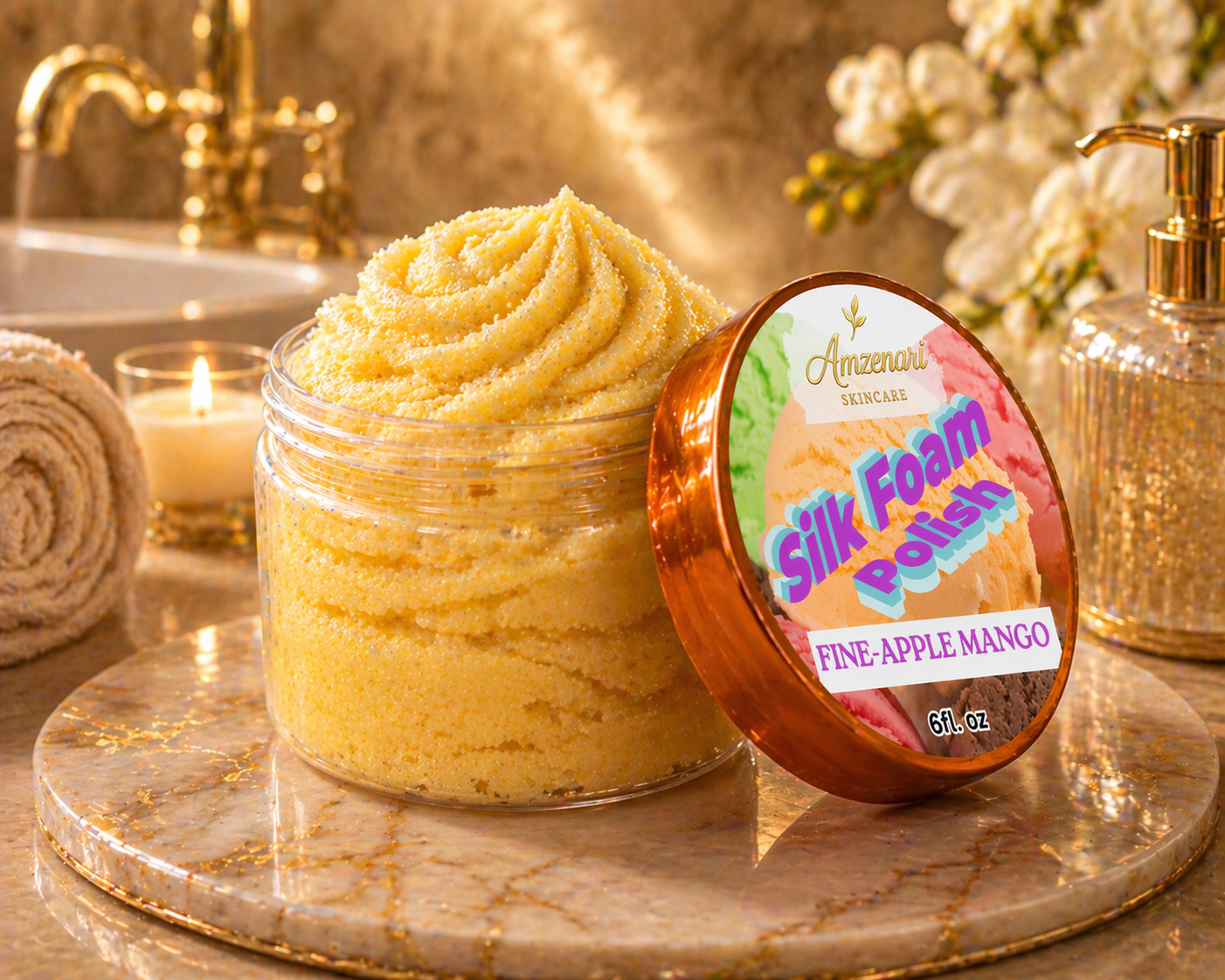 SILK FOAM POLISH - WHIPPED BODY SCRUB