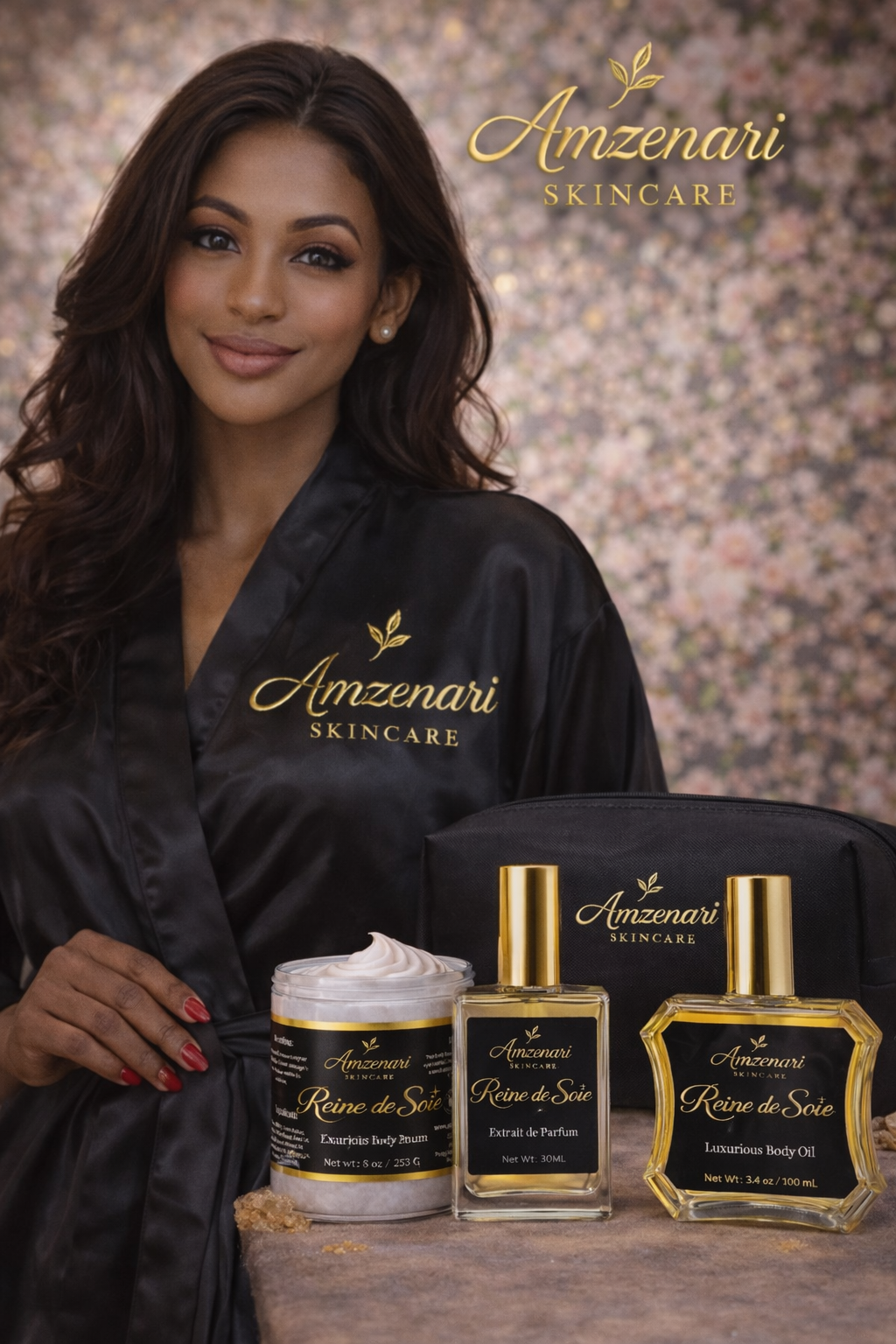 Reine de Soie Body Bundle Gift Set ( Inspired By Creed Queen of Silk ) Shipped in 4-5 business