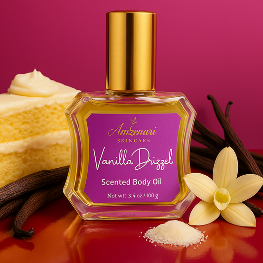 Vanilla Drizzle Scented Body Oil ( Inspired By Pure Vanilla )