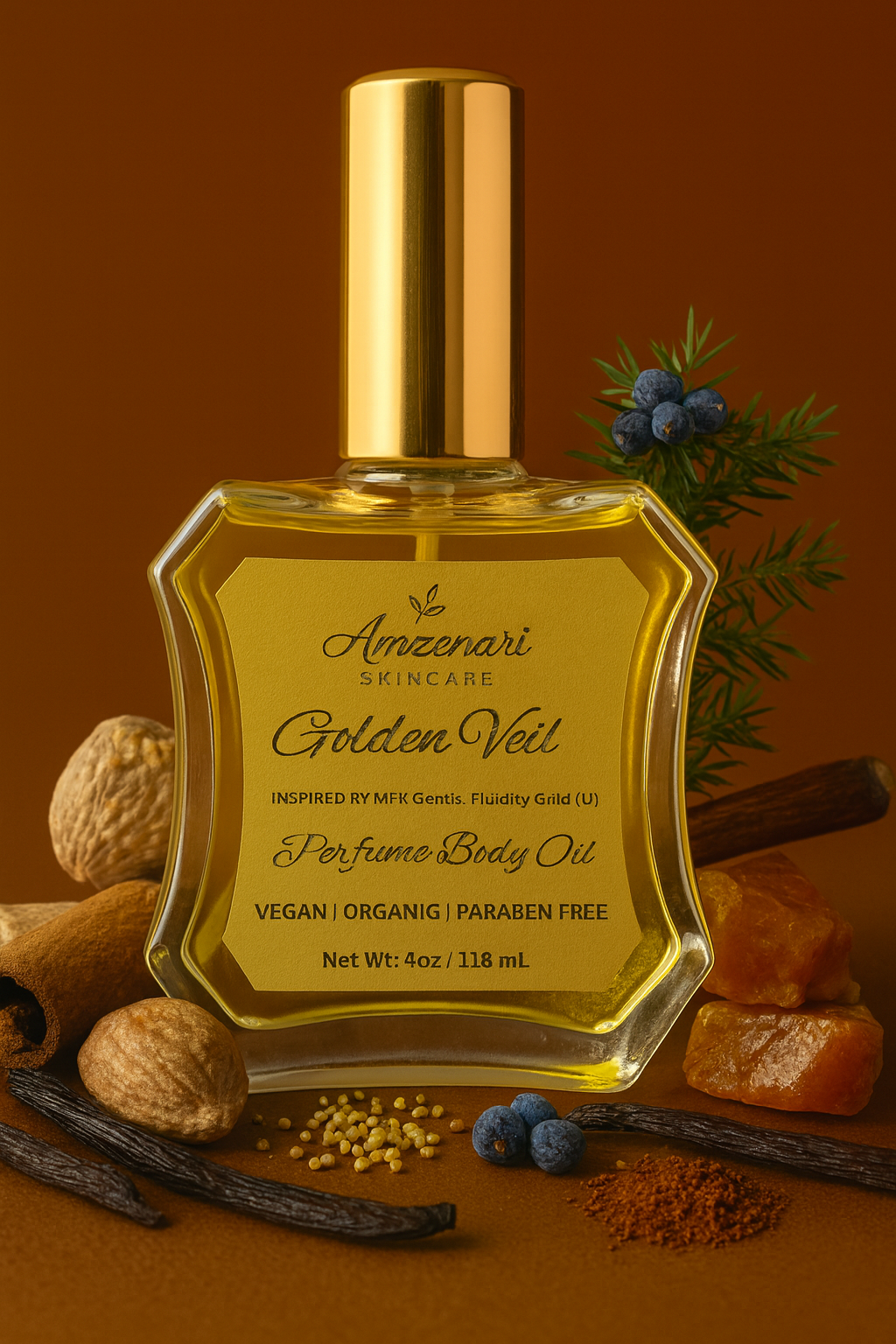 GOLDEN VEIL PERFUME BODY OIL