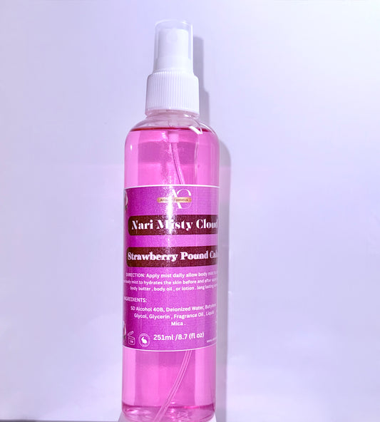 Nari Misty Cloud StrawBerry Pound Cake Body Mist
