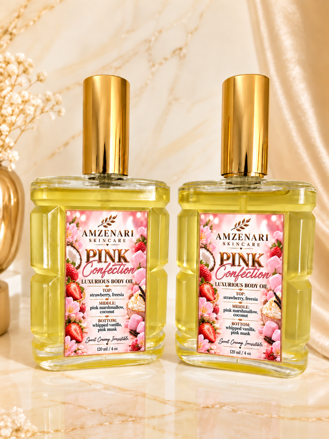 PINK CONFECTION LUXURIOUS BODY OIL ( INSPIRED BY KAYALI YUM BOUJEE MARSHMALLOW)
