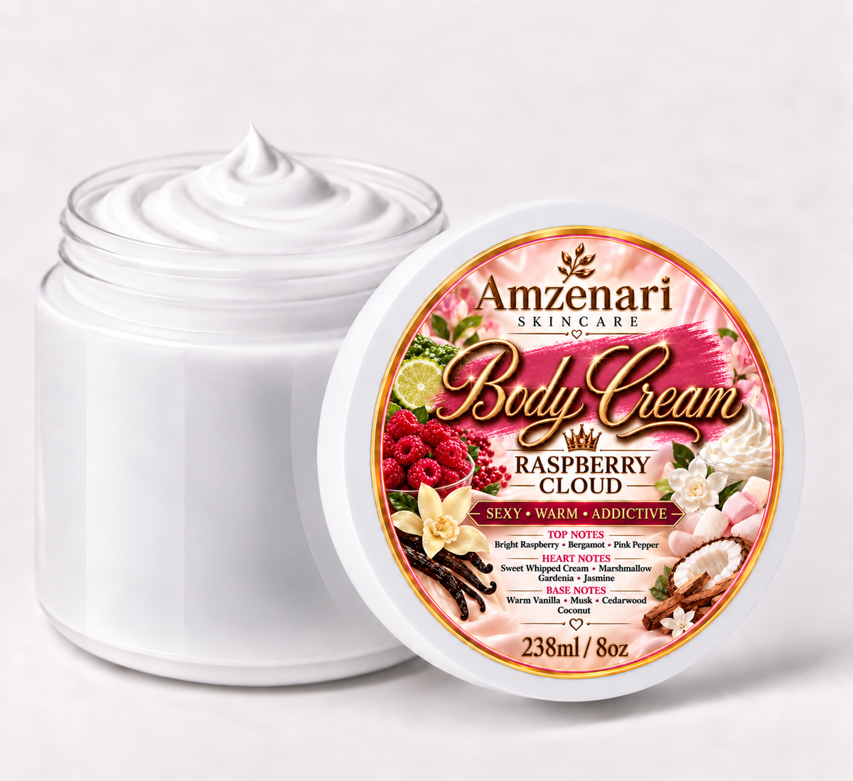 RASPBERRY CLOUD BODY CREAM ( INSPIRED BY HOUSE OF SILLAGE MINNIE MOUSE)