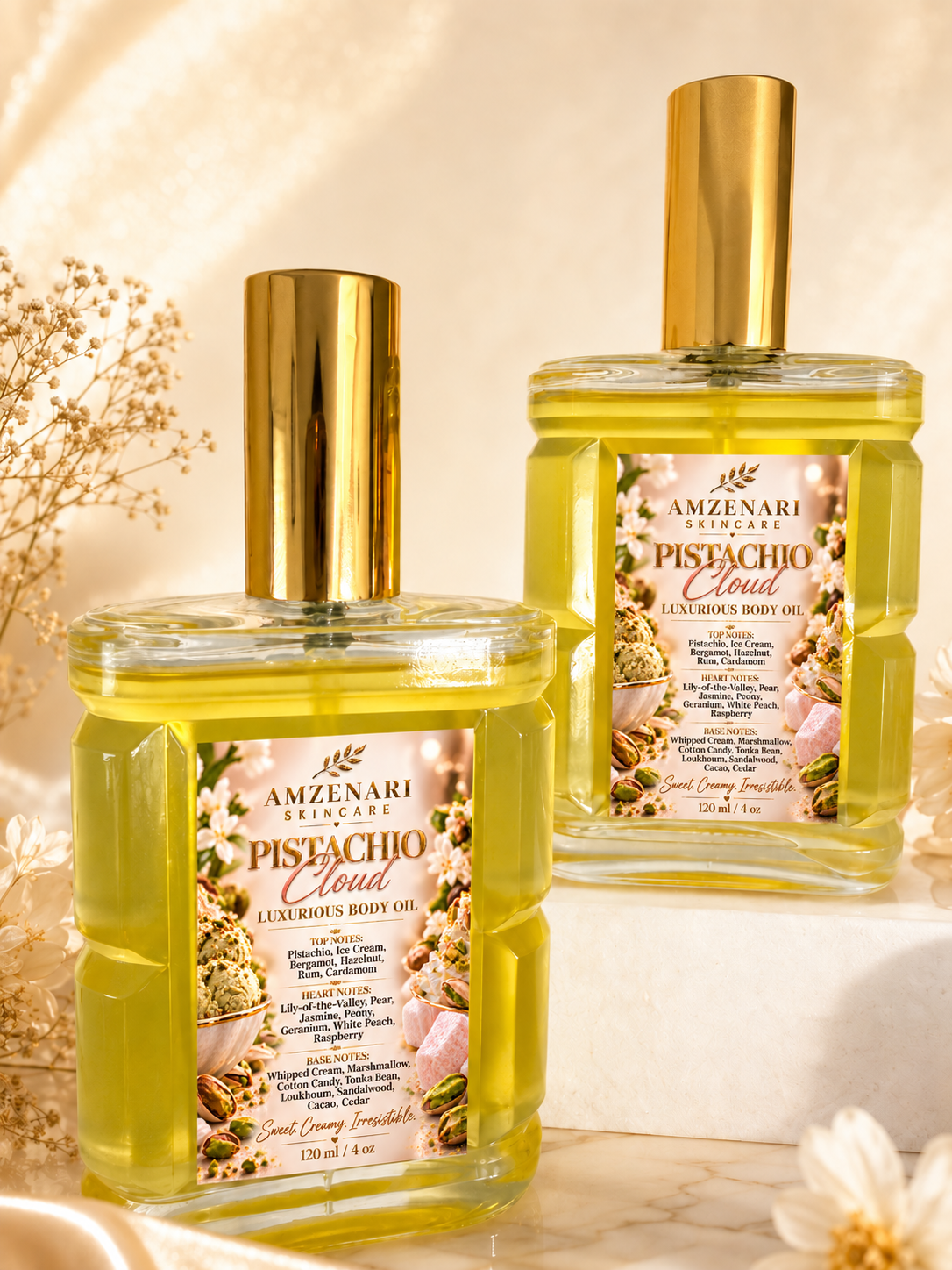 PISTACHIO CLOUD LUXURIOUS BODY OIL ( INSPIRED BY KAYALI YEAH BUT WHAT I WANT ANOTHER ONE THAT I GET
