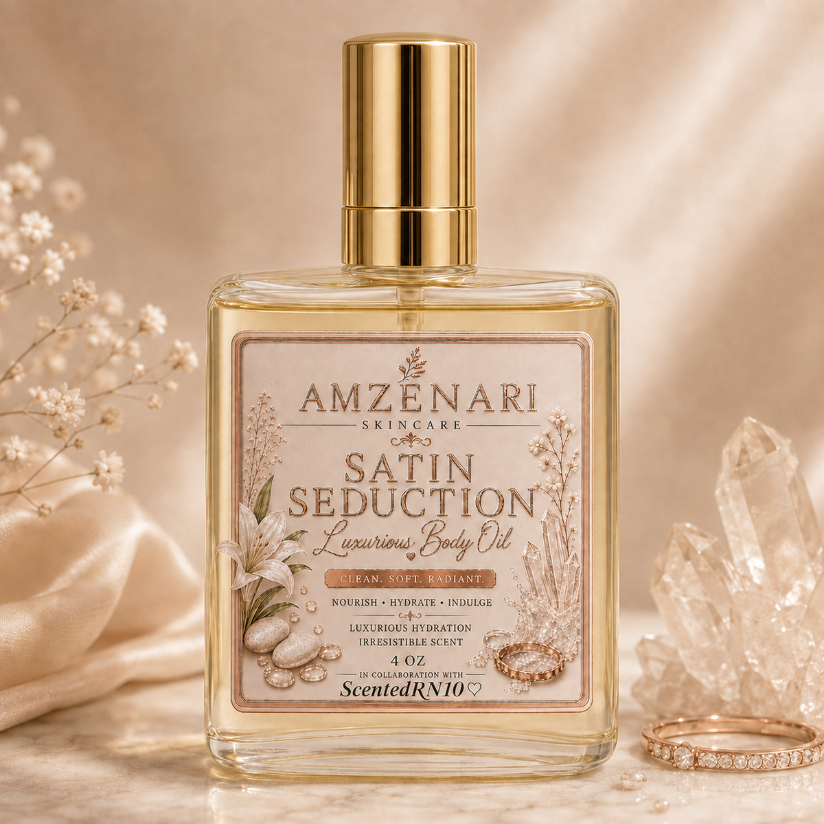 SATIN SEDUCTION BODY CREAM & OIL COLLECTION