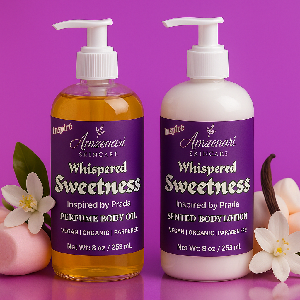 WHISPERED SWEETNESS PERFUME  BODY OIL : INSPIRED  BY PRADA CANDY KISS